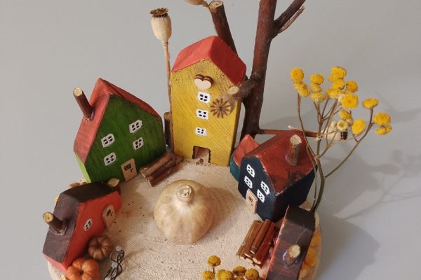 Workshop s Mgr. Martinou Malou - Dřevěné domečky